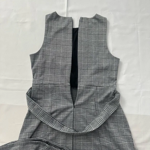 Anne Klein Plaid Midi Dress with Belt Size 6 - Picture 11 of 14